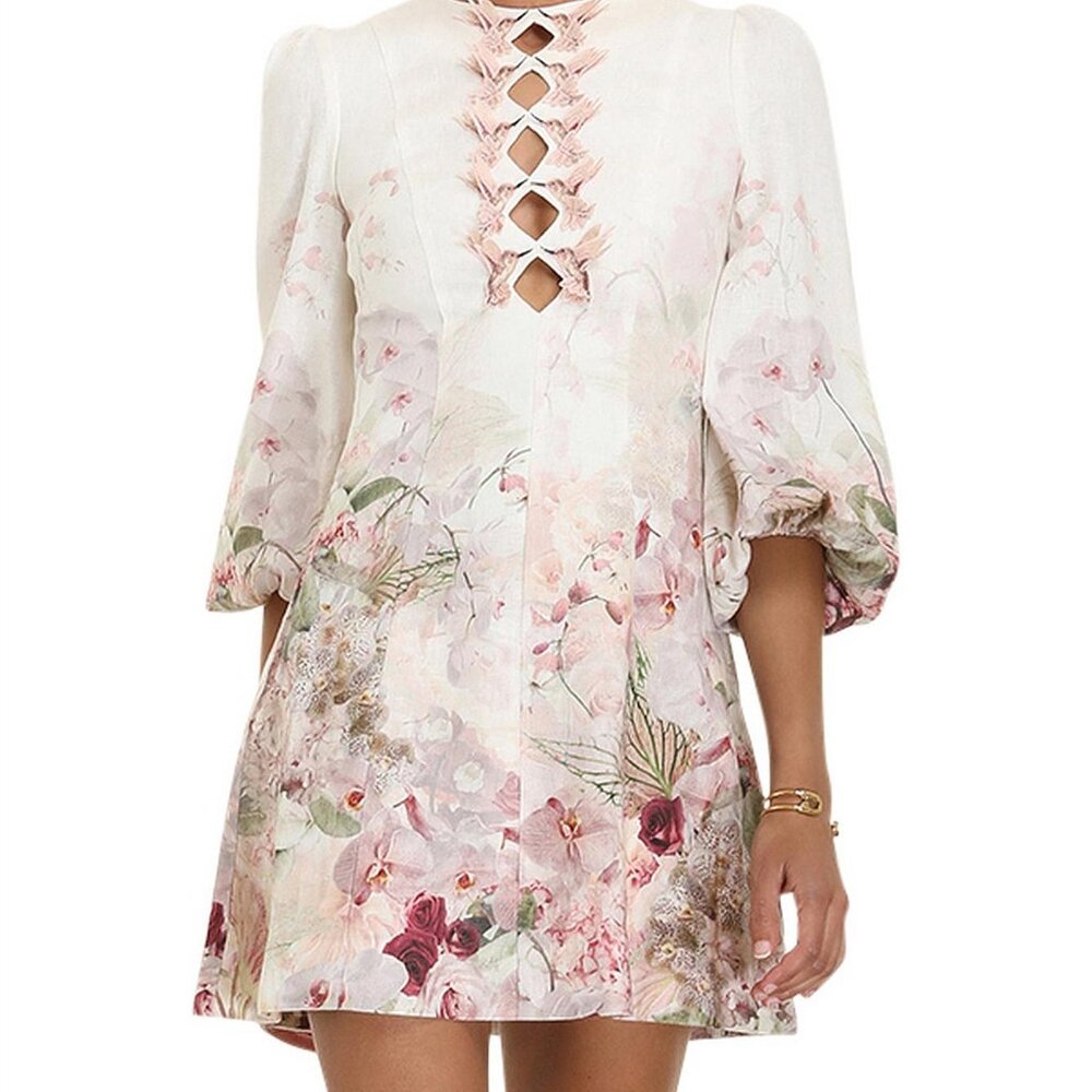 NWOT Zimmerman Dancer Hummingbird Mini Dress